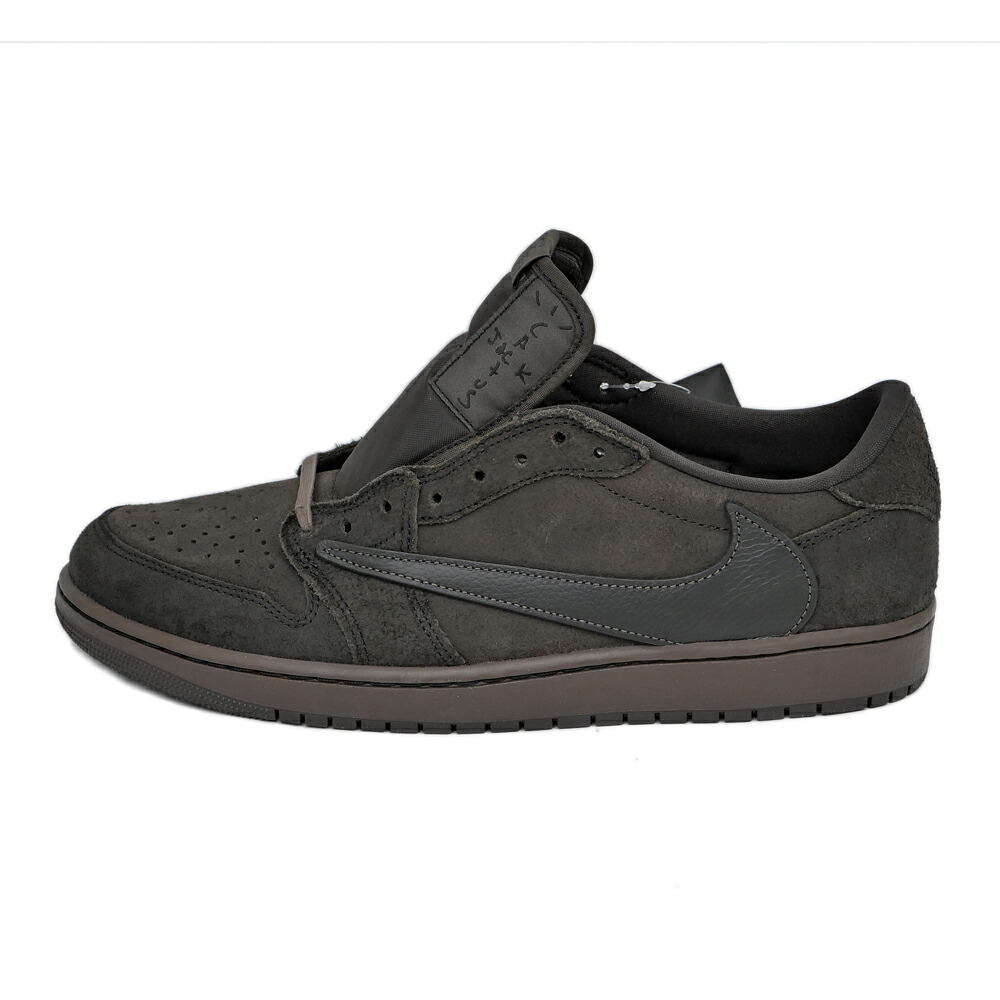 【最大限度３万円銀行割引引き換え証】【名東】【NIKE】ナイキ AIR JORDAN 1 LOW OG SP Travis DM7866-202 エアジョーダン トラヴィススコット 暗然たるモカ US12【新品】【未当て嵌める】【中古】