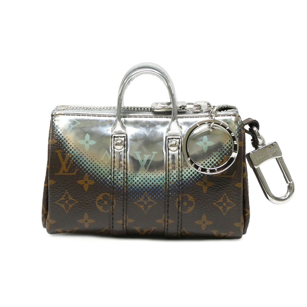 【名古屋】【LOUIS VUITTON】ルイヴィトン ミニ・キーポル M01492 モノグラム メタリックミラー バッグチャーム キーリング キーホルダー 小物 男女【中古】|質ウエダ