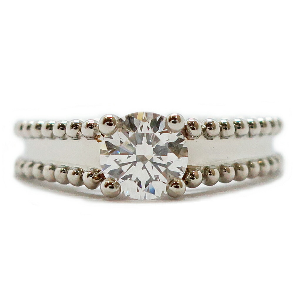 【天白】【VAN CLEEF&ARPELS】ヴァンクリーフ&アーペル エステルリング ダイヤ0.53ct #47 Pt950 指輪 ジュエリー VCARG29700 プラチナ【中古】|質ウエダ