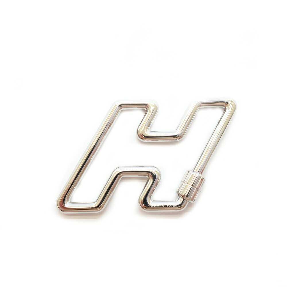 【天白】【HERMES】エルメス HERMES キーリング シルバーカラー　小物 アクセサリー【新品】【未使用】【中古】｜質ウエダ