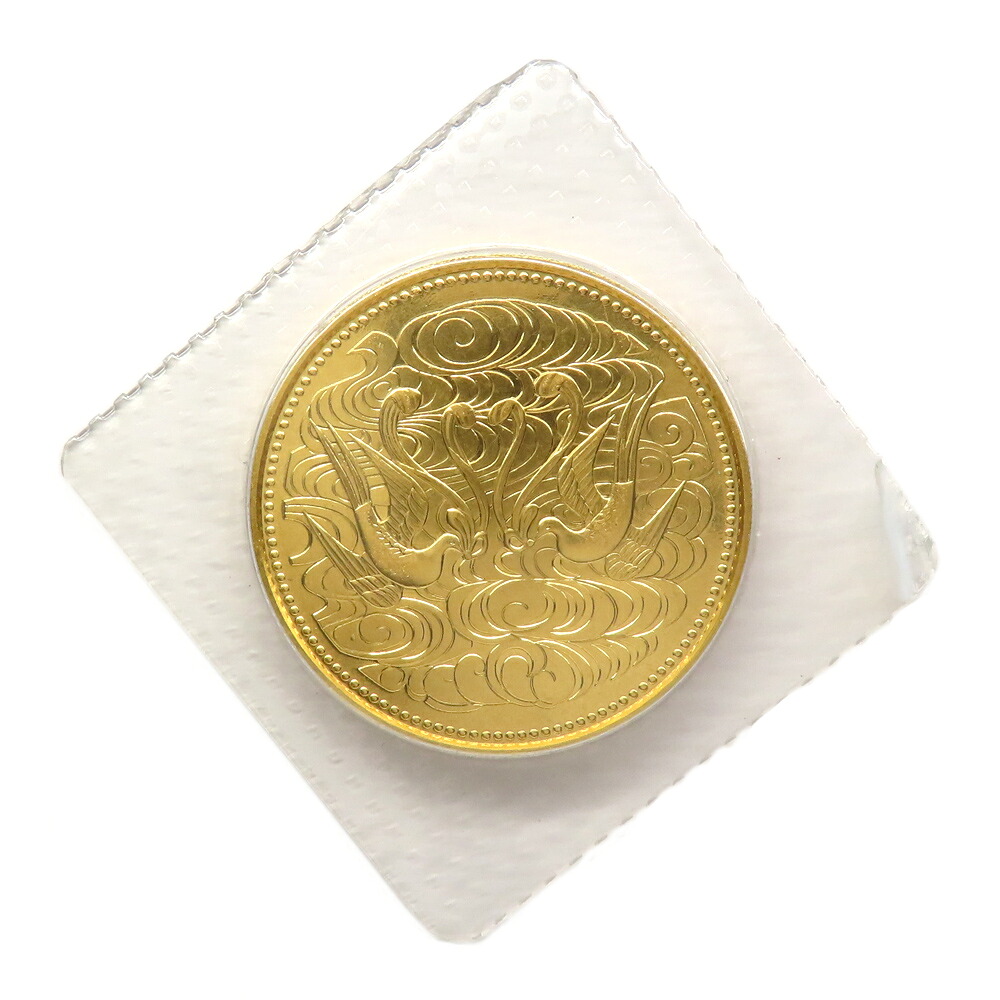 【名古屋】【OTHER】天皇陛下御在位60年記念 10万円金貨 六十年 拾万円金貨 昭和六十一年 純金 K24 20g ブリスターパック【未使用】【中古】