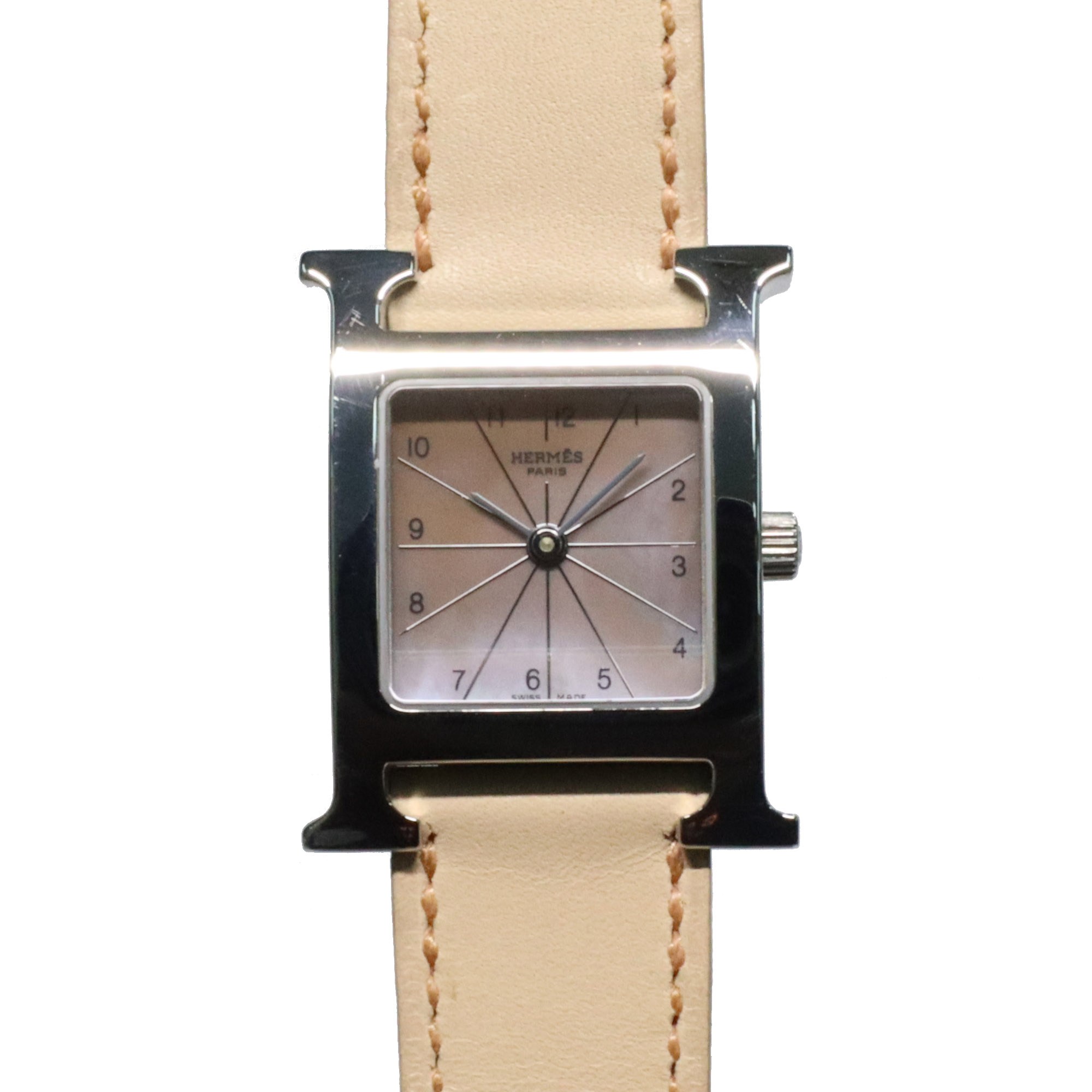 稼働品！エルメス♦︎ノマード♦︎レディース腕時計 楽天市場】【ウォッチ】HERMES エルメス ノマード 革ベルト シルバー