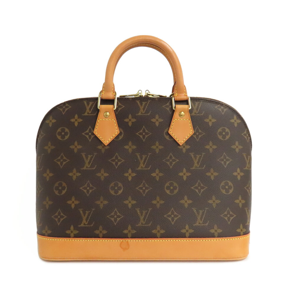 【名古屋】【LOUIS VUITTON】ルイヴィトン アルマ M51130 モノグラム ハンドバッグ 旧型 ブラウン ゴールド金具 レディース【中古】
