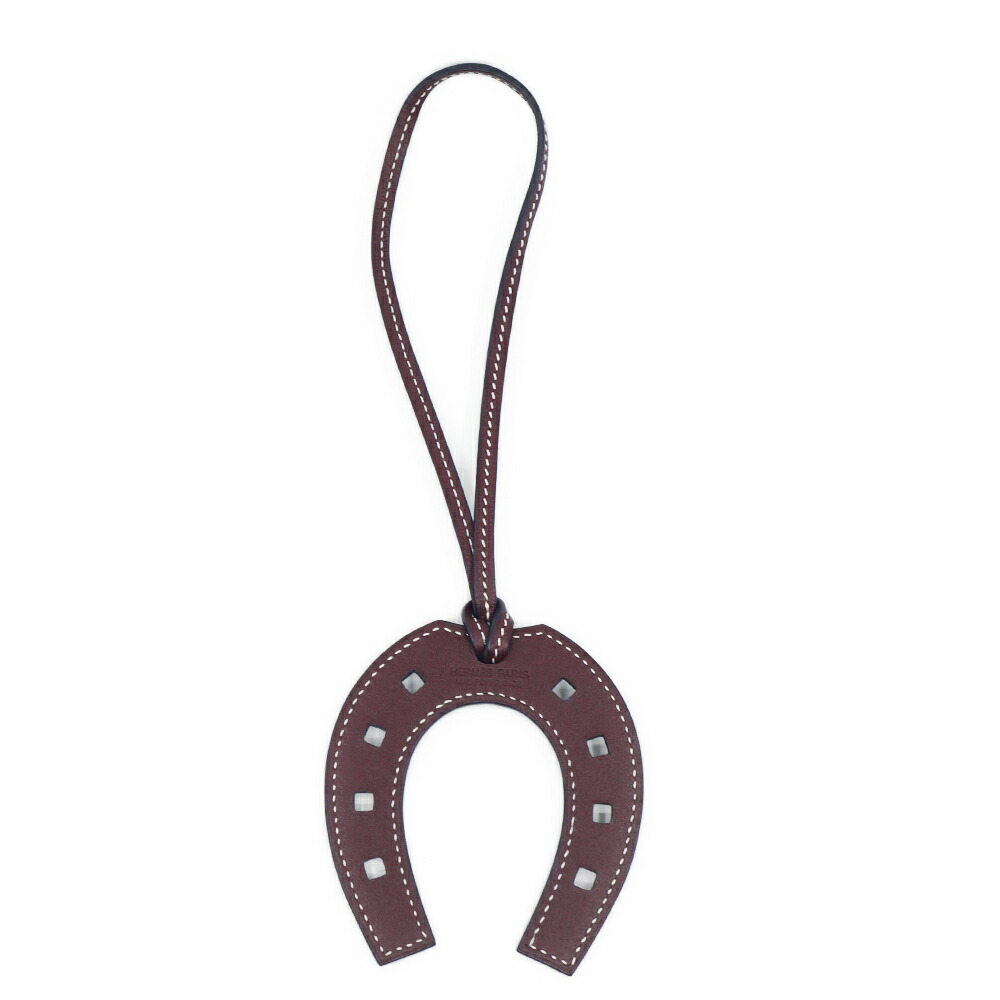 楽天市場】HERMES エルメス バッグチャーム パドック 馬蹄 ピンク