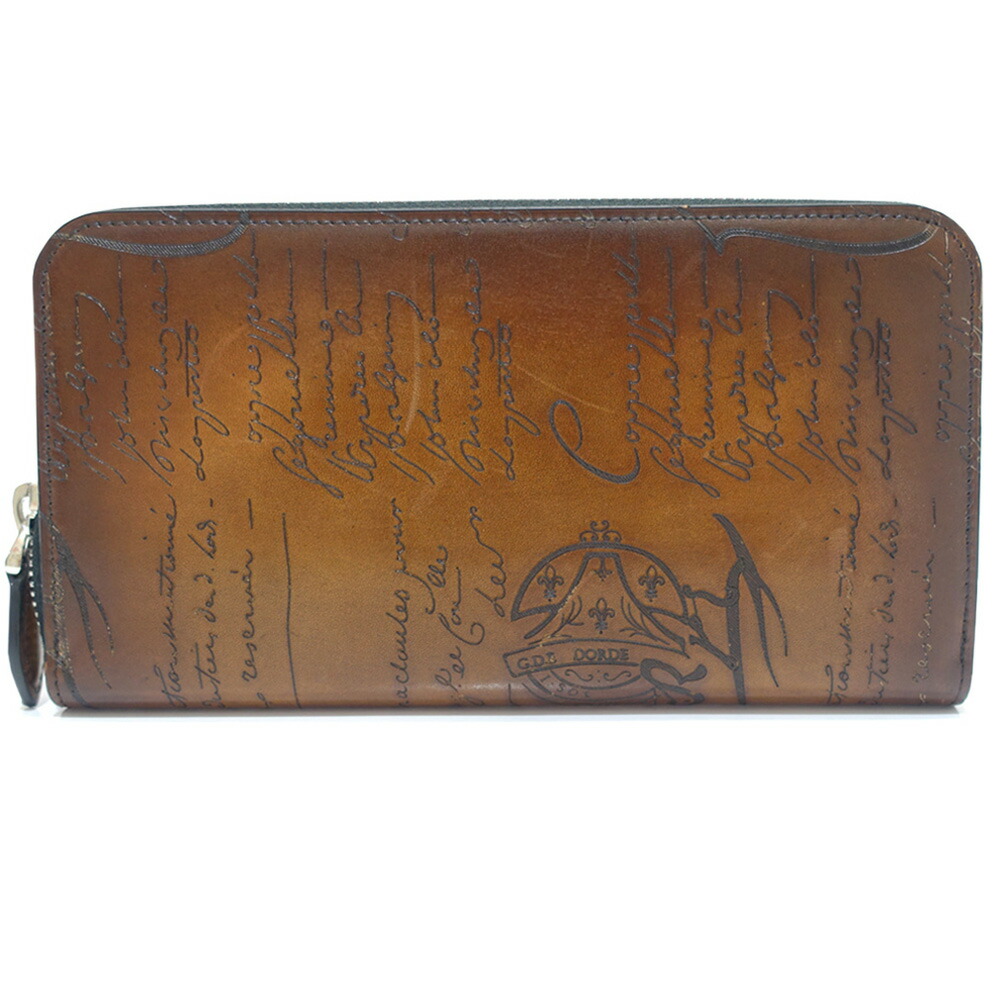 【美品】ベルルッティ　イタウバ　ラウンドファスナー　長財布　レザー　小銭　カード 楽天市場】【財布】Berluti ベルルッティ イタウバ スクリット