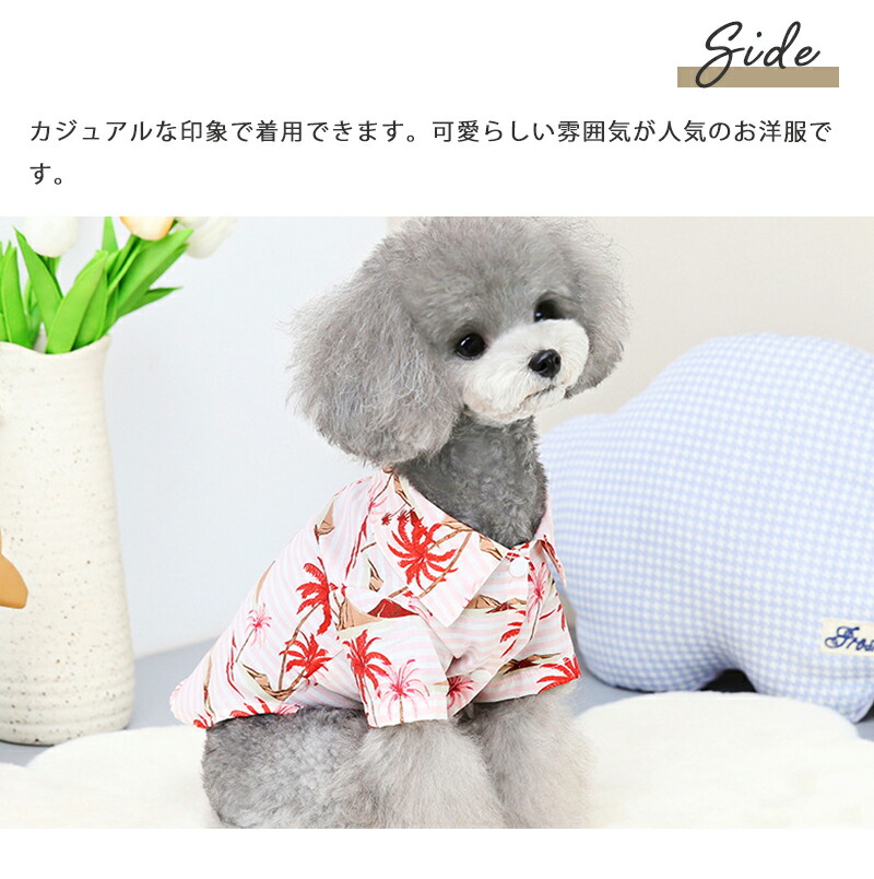 犬 服 シャツ アロハ 超小型犬 女の子 小型犬 男の子 春 夏 中型犬 可愛い ランキング第1位 ドッグウェア Ss Twinkle 夏服 ギフト おしゃれ プレゼント アロハシャツ 春服 かわいい 送料無料 P Clothes 524 犬の服 お出かけ 犬用品