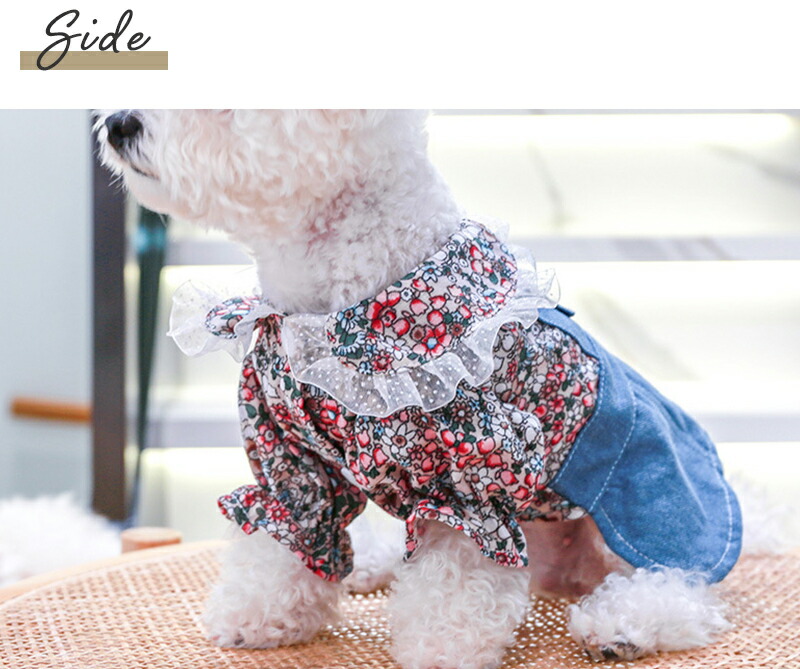 犬 服 春服 女の子 小型犬 Ss ギフト 超小型犬 ワンピース 春 フラワー ドッグウェア 夏 可愛い 春夏 夏服 中型犬 花