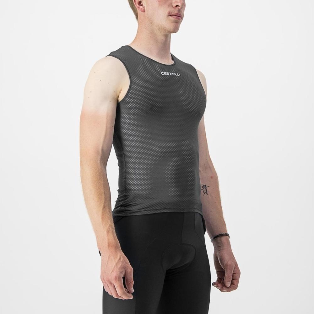 CASTELLI ( カステリ ) 4523023 PRO MESH 2.0 SLEEVELESS ( プロ メッシュ スリーブレス ) ベースレイヤー 010 BLACK