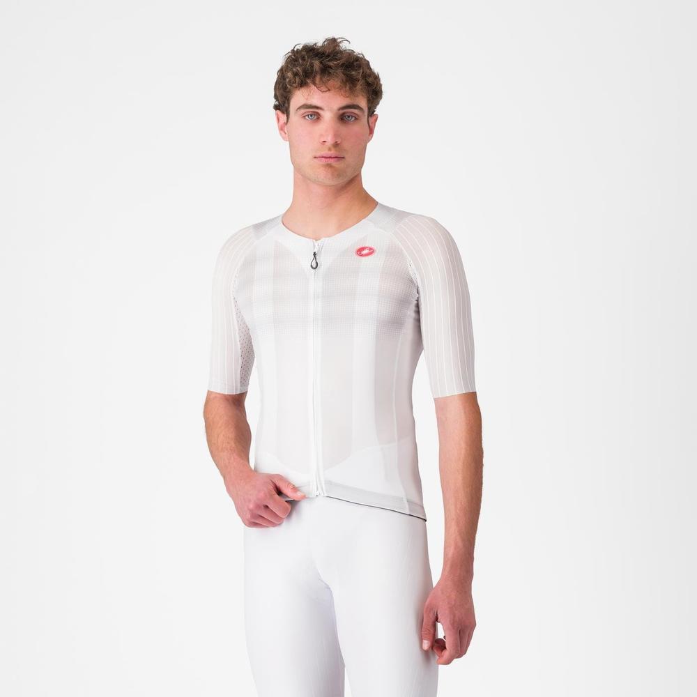 CASTELLI ( カステリ ) 4525010 AERO RACE 8S JERSEY ( エアロ レース 8S ジャージ ) トップス 001 WHITE