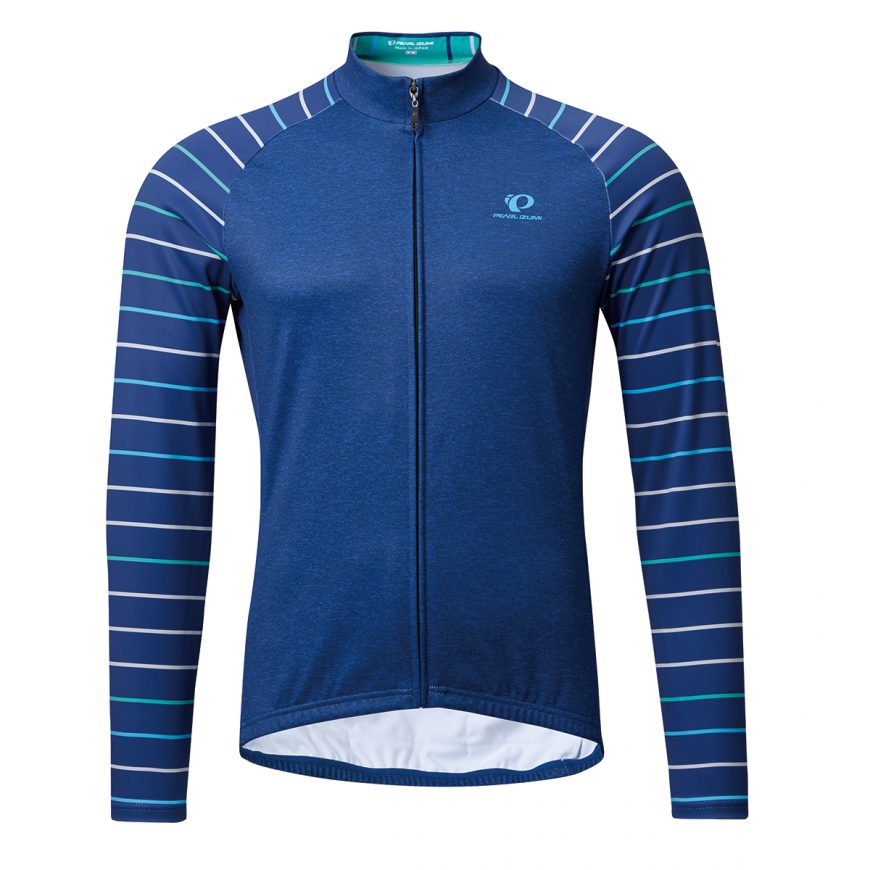 PEARLIZUMI (パールイズミ) 3400-BL コンフォートウインタージャージ 7.ボーダースリーブ 15度対応 メンズモデル ベーシックフィット