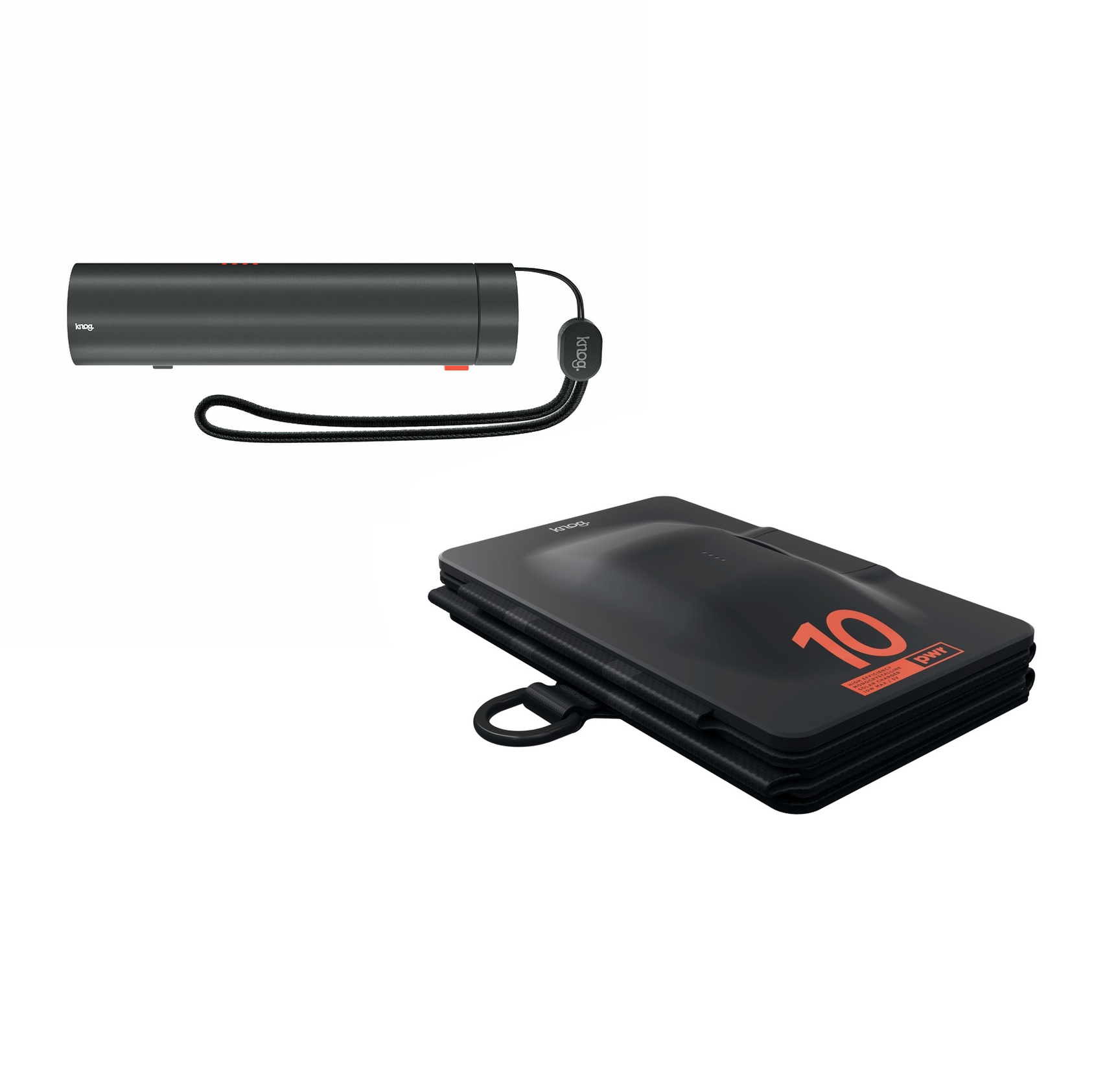 KNOG. (ノグ) KNOG (ノグ) PWR SOLAR パワーソーラー コンパクトソーラー充電器 + PWR SEEKER パワーシーカー フラッシュライトセット