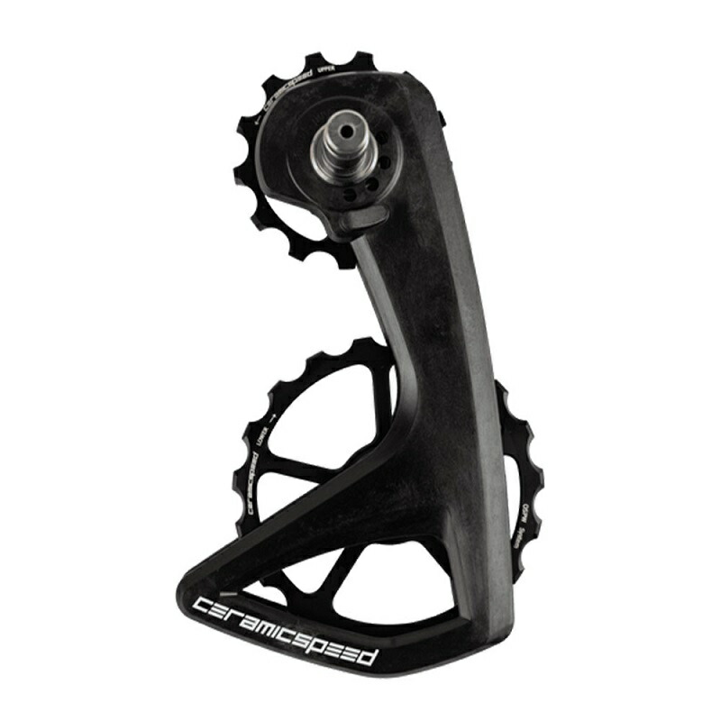 CERAMICSPEED (陶芸素早さ) OSPW RS 5SPOKE SHIMANO 9250/8150 大層らしい大きさ 滑車 ビックプーリー 黒いこと