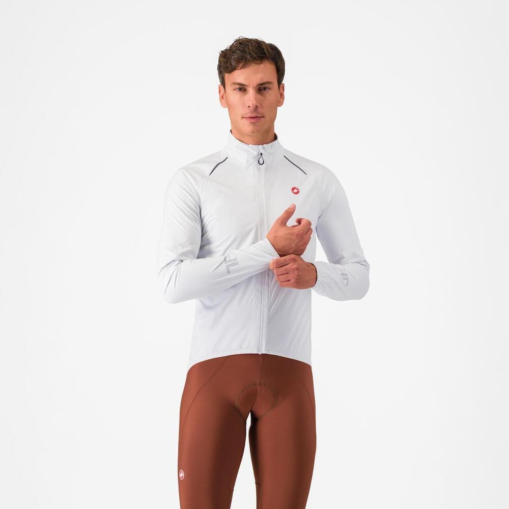 CASTELLI ( カステリ ) 4525508 EMERGENCY 3 RAIN JACKET ( まさかの時 3 降雨 上衣 )  001 WHITE
