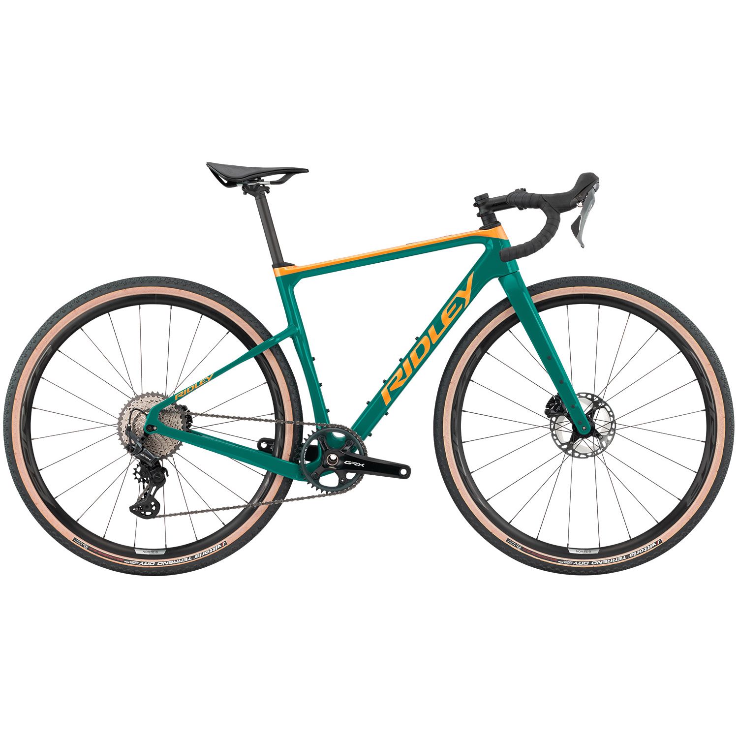 RIDLEY (リドレー) KANZO ADVENTURE (カンゾアドベンチャー) 2026年模範例 KAD02三酸化ヒ素 Ocean Green オフロードアドベンチャーグラベルロード為し終わる車 自転車・サイクリング-スポーツ・アウトドア-ロードバイク