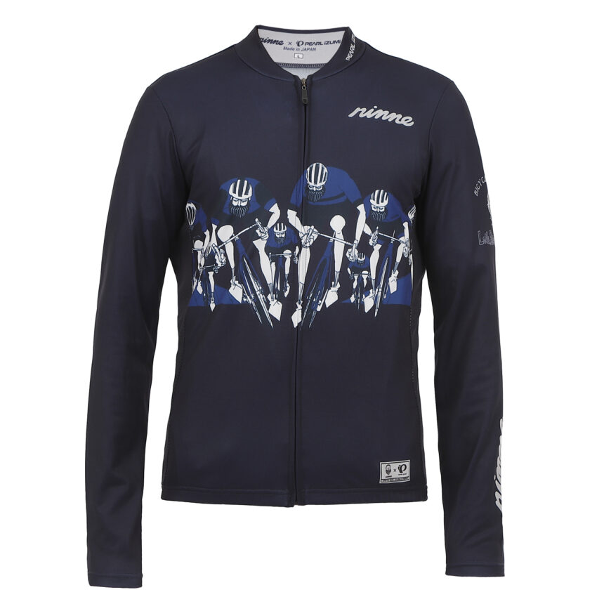 PEARLIZUMI(パールイズミ) S623-BL リンネロングスリーブジャージ 1.ダークネイビー 第一義的相応う 2025年春夏模範例