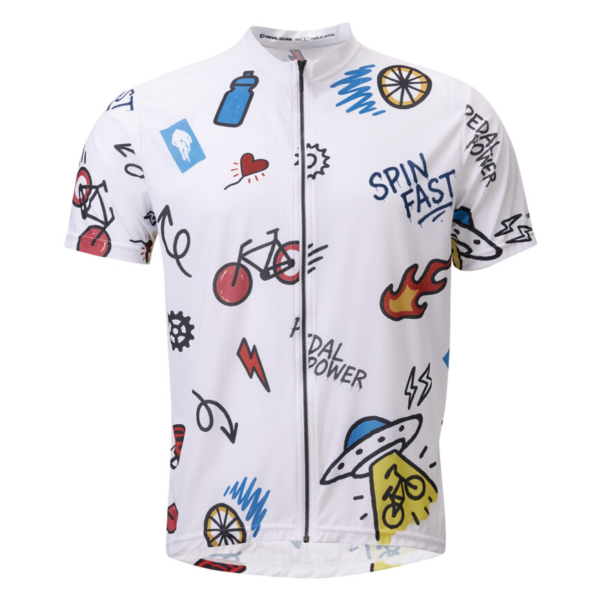 PEARLIZUMI (パールイズミ) 334-B シティライドプリントジャージ 1.グラフィティ シティライドフィット 2026年春夏模範例
