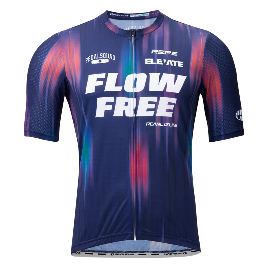 PEARLIZUMI(パールイズミ) B621-B プリントジャージ 広々とした大きさ 26.流れ 2026年春夏模範例