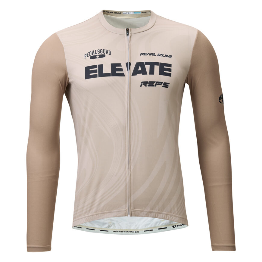 PEARLIZUMI(パールイズミ) 623-BL ロングスリーブベーシックジャージ 12.カフェオレビー玉 第一義的相応う 2026年春夏模範例