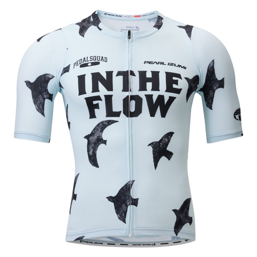 PEARLIZUMI(パールイズミ) N621-B プリントレースジャージ 28.小鳥 スピード競技相応う 2026年春夏模範例