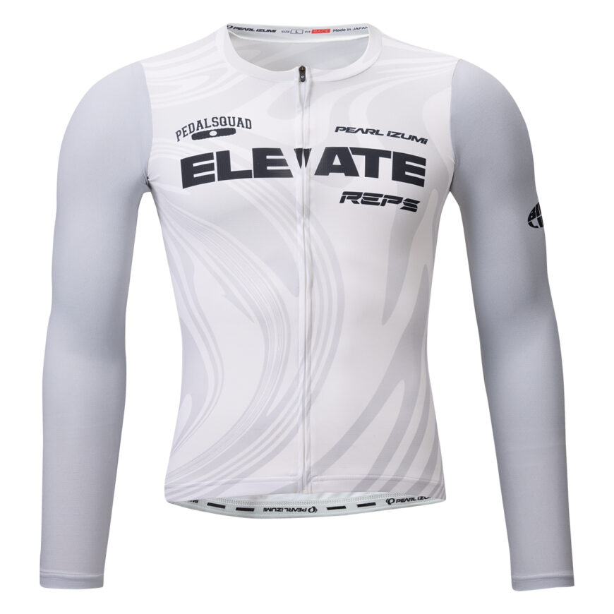 PEARLIZUMI(パールイズミ) N623-BL ロングスリーブレースジャージ 10.白いことビー玉 スピード競技相応う 2026年春夏模範例 シャツ-自転車・サイクリング