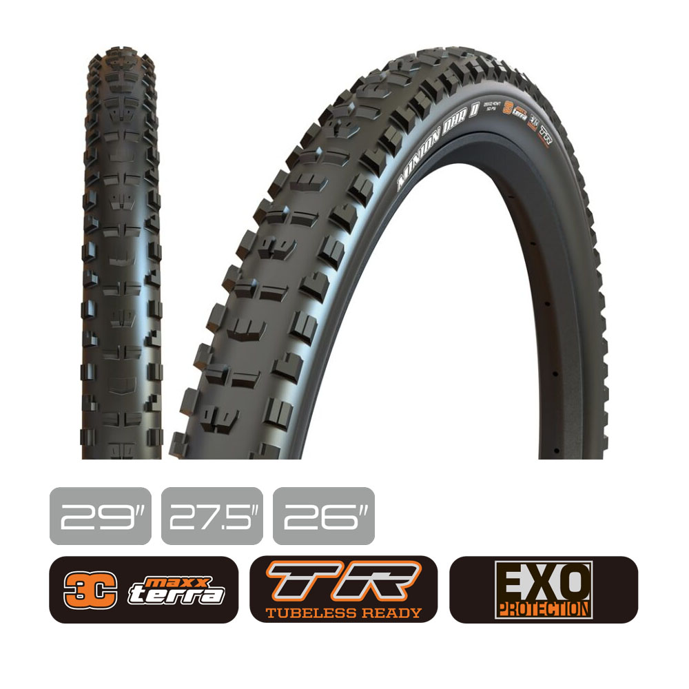 MAXXIS (マキシス) Minion DHR 2 ミニオンDHR2 3Cマックステラコンパウンド/EXOケーシング MTBチューブレスレディタイヤ|ウエムラサイクルパーツ店