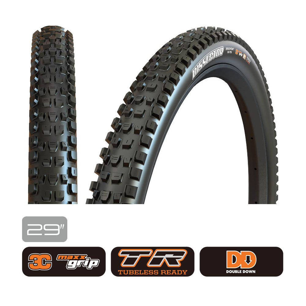 MAXXIS (マキシス) Dissector ディセクター 3Cマックスグリップコンパウンド/ダブルダウンケーシング MTBチューブレスレディタイヤ