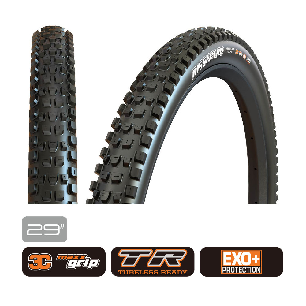 MAXXIS (マキシス) Dissector ディセクター 3Cマックスグリップコンパウンド/EXO+ケーシング MTBチューブレスレディタイヤ|ウエムラサイクルパーツ店