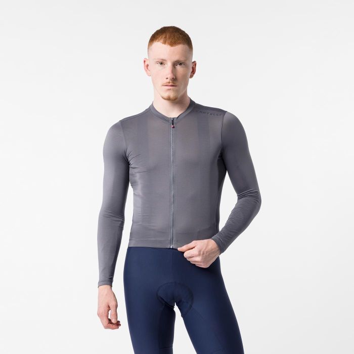 CASTELLI ( カステリ ) 4526012 ESPRESSO 2 LS JERSEY エスプレッソ2ロングスリーブジャージ 021 SMOKY GRAY 2026年春夏真似形