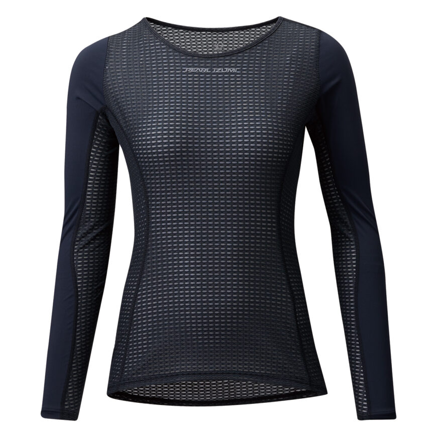 PEARLIZUMI(パールイズミ) W118 クールフィットドライUVロングスリーブ 6.ブラック レディースインナー 2026年春夏モデル