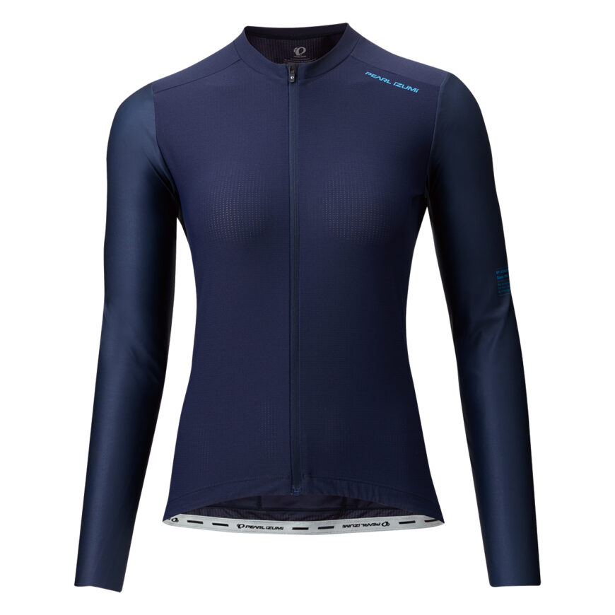 PEARLIZUMI (パールイズミ) W618-BL パフォーマンスロングスリーブ 15.ダークネイビー レディース相応う レディース御召しもの 2026年春夏ひな形