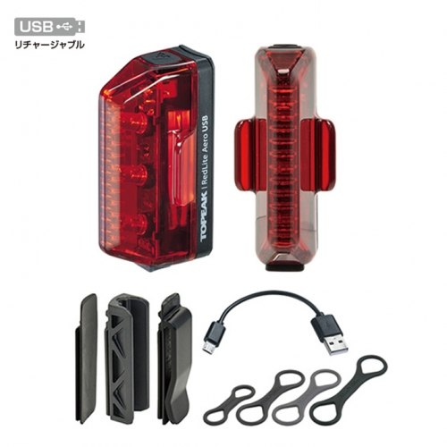 TOPEAK (トピーク) レッドライト エアロ USB