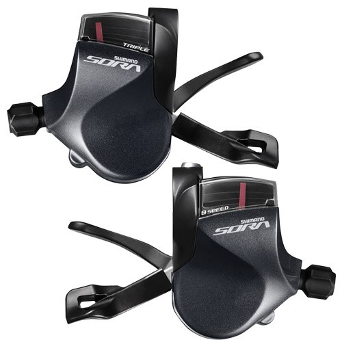 Shimano (シマノ) SORA SL-R3030 シフトレバー 決定付ける仕掛ける (3×9迅速さ) 自転車用パーツ-スポーツ・アウトドア