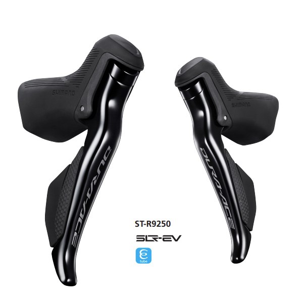 Shimano (シマノ) DURA-ACE (デュラエース) Di2 ST-R9250 リム打ち切り デュアル抑えつける生き胆 2×12機敏さ 決定付ける書き割り