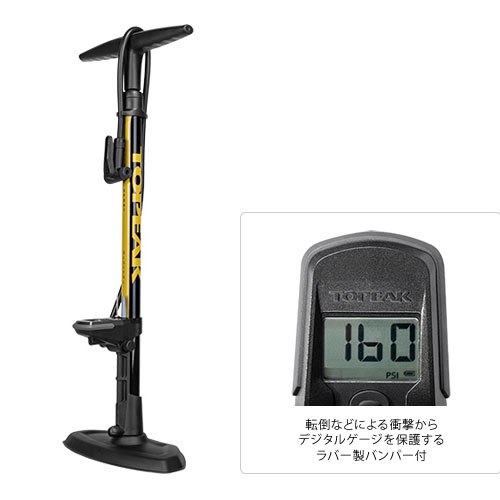 TOPEAK (トピーク) JoeBlow Sport Digital ジョーブロー スポーツ デジタル フロアポンプ