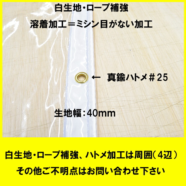 たしろ屋 ビニールカーテン 透明 制電 0.3mm厚x幅400-460cmx高さ255