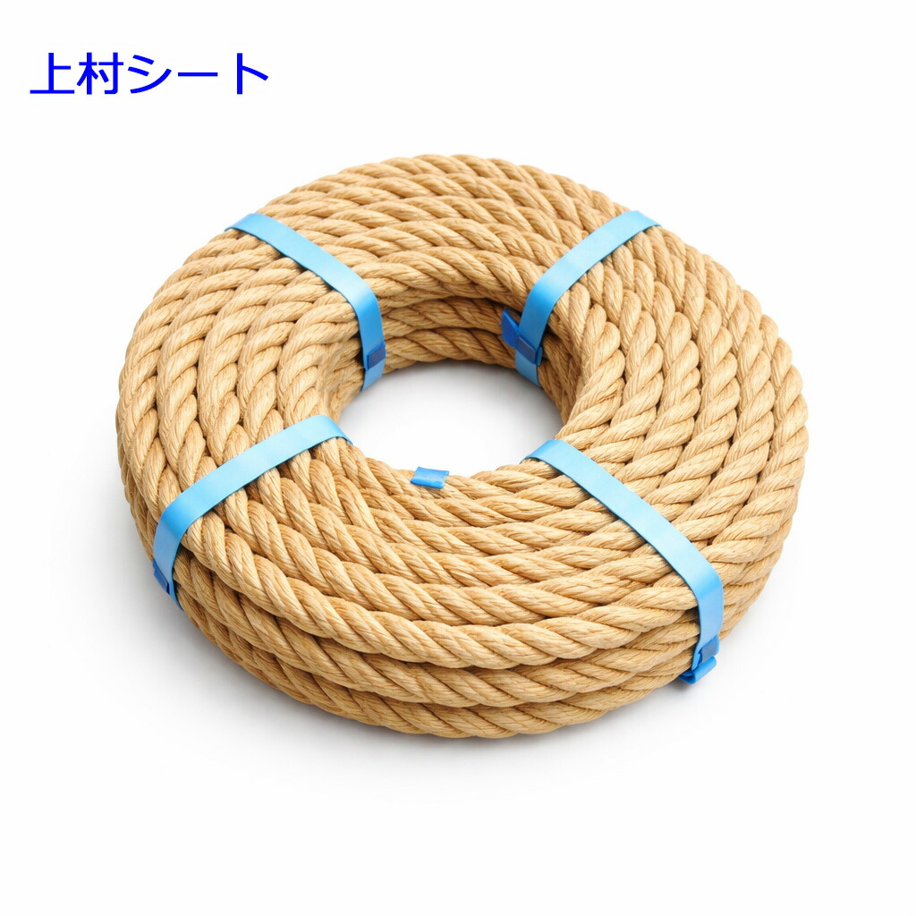 サイザル染 麻索条 差しわたし9mmx長さ50m
