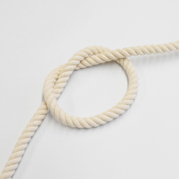 日本最級 TRUSCO 綿ロープ 3つ打 線径6mm×長さ10m R610M