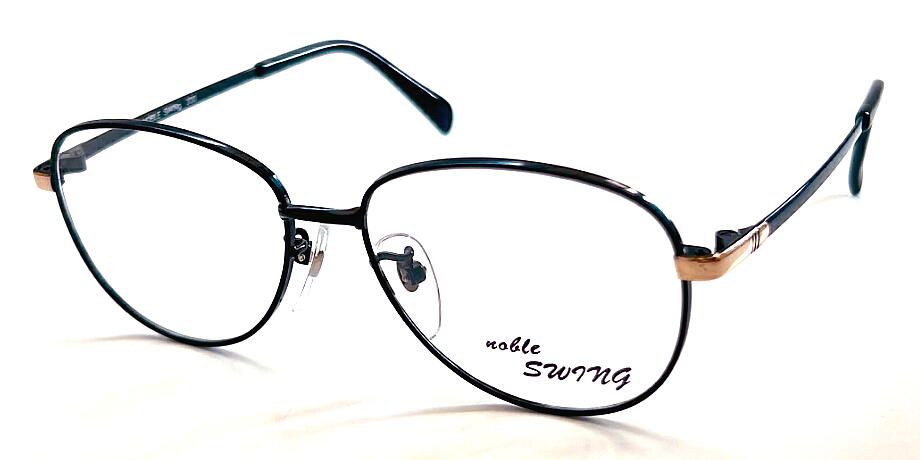ヴィンテージ メタル メガネフレーム NOBLE SWING 200 48mm 昭和 レトロ モダン 眼鏡 現品限り