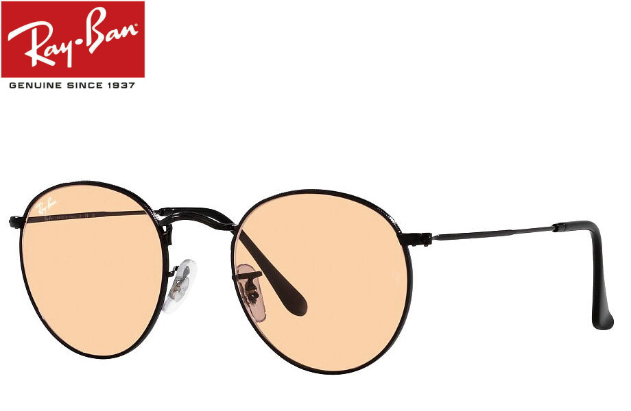 楽天市場】レイバン ROUND METAL RB3447 002/52 50mm WASHED LENSES