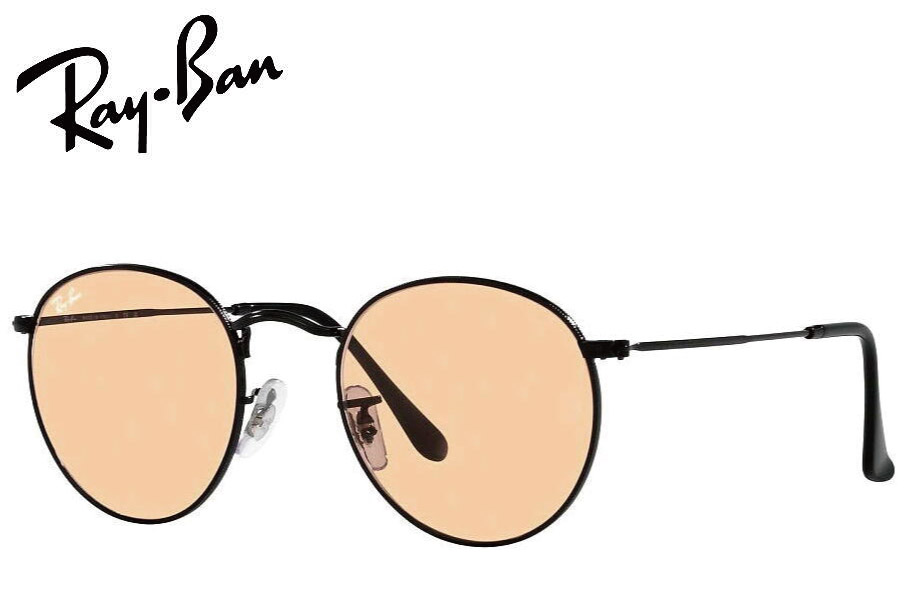 楽天市場】レイバン ROUND METAL RB3447 002/64 50mm WASHED LENSES