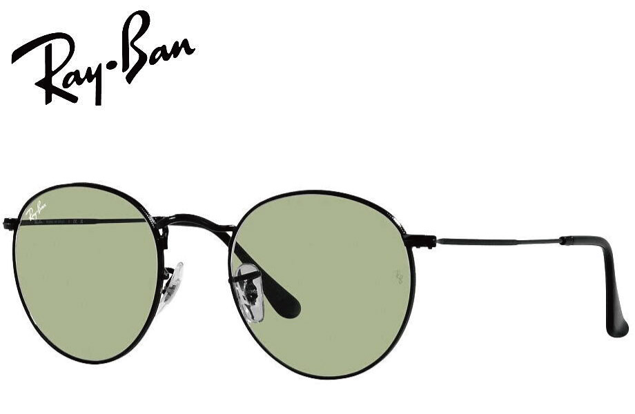 楽天市場】レイバン ROUND METAL RB3447 002/4B 50mm WASHED LENSES