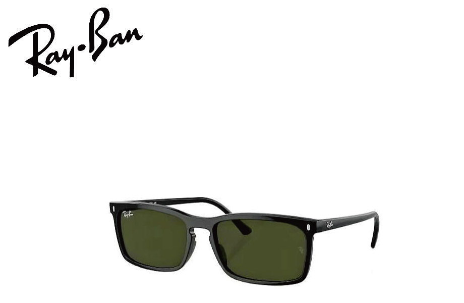レイバン RayBan RB4435 901/31 56粍 ポリッシュ 黒いこと/緑であること