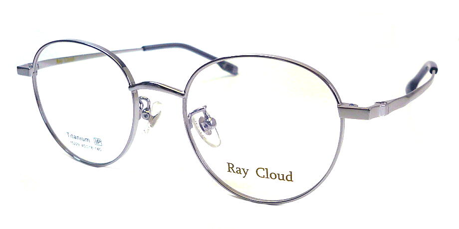 Ray Clloud RC15229-5 45mm ライトグレー フルメタル 厚リム スパルタ丁番｜メガネのウエムラ