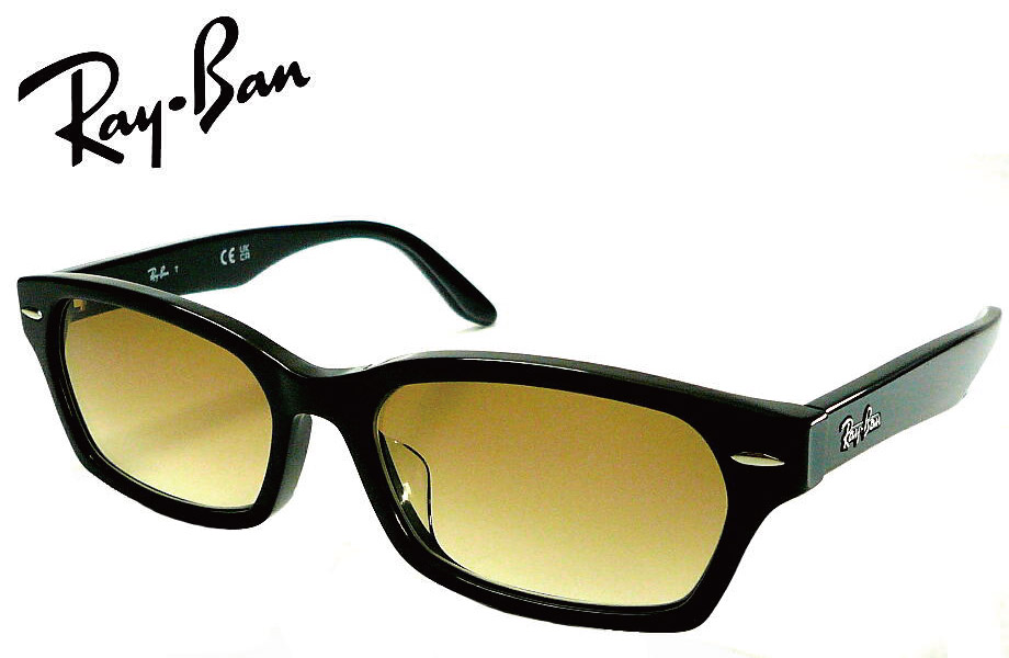 Ray-Ban RX5344D 2000 BRG 55サイズ ブラウングレデーション (RB5344D) ブラック アジアンフィット 当店オリジナル