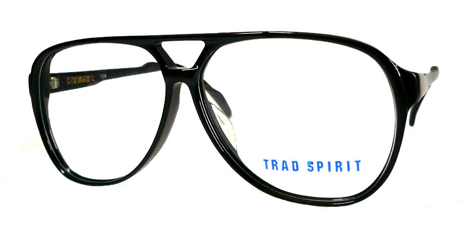 ヴィンテージ 独居室オート ティアドロップ 眼鏡ひな形 TRAD SPIRIT 104 黒いこと 56大きさ 58大きさ 店卸し資産極限点