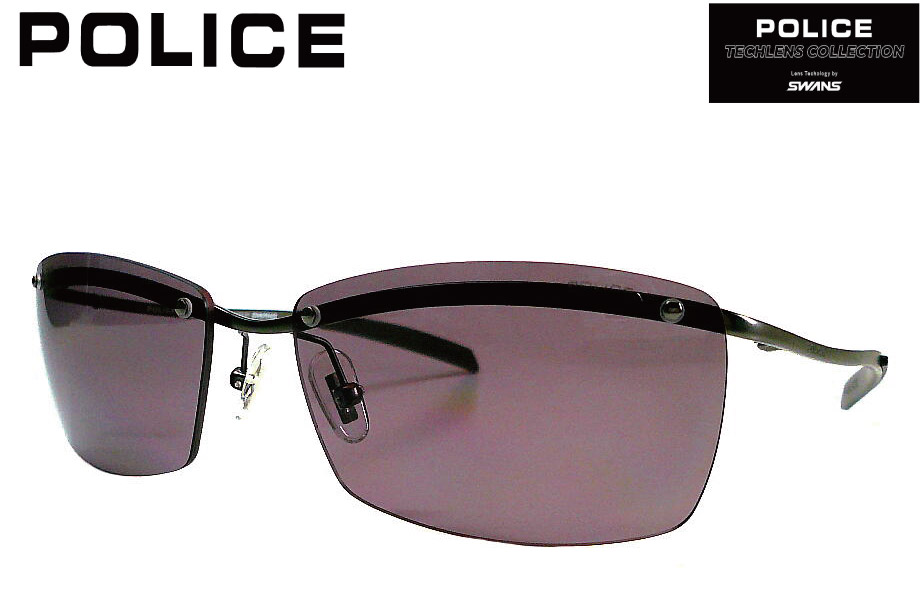ポリス POLICE TECHLENS COLLECTION SPLT77J 627P サングラス SPLT77J-627P BY SWANS 2026モデル