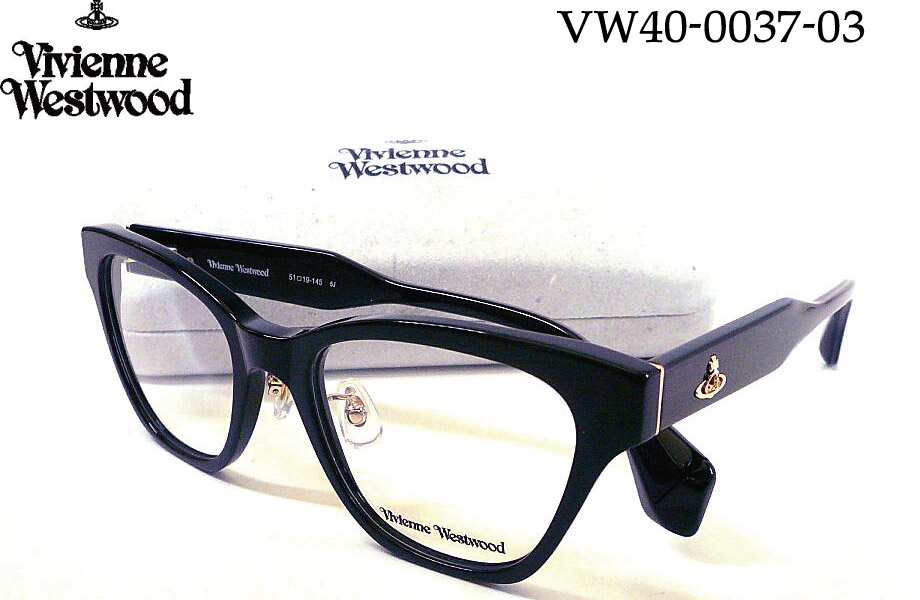 Vivienne Westwood ヴィヴィアン・ウェストウッド VW 40-0037-03 51mm メガネフレーム vw40-0037 ブラック