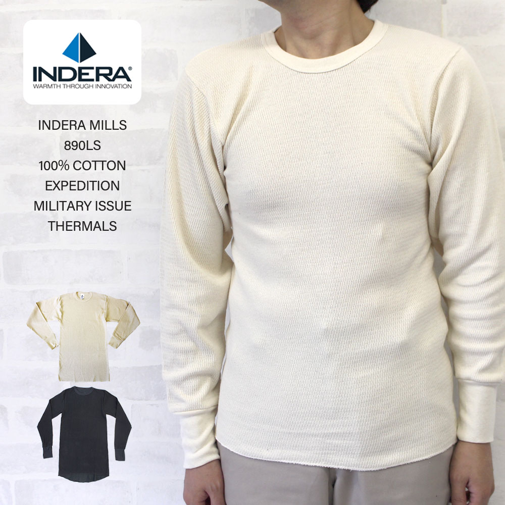 【楽天市場】INDERA MILLS インデラミルズ 890LS サーマルロングスリーブTシャツ 100 Cotton Expedition
