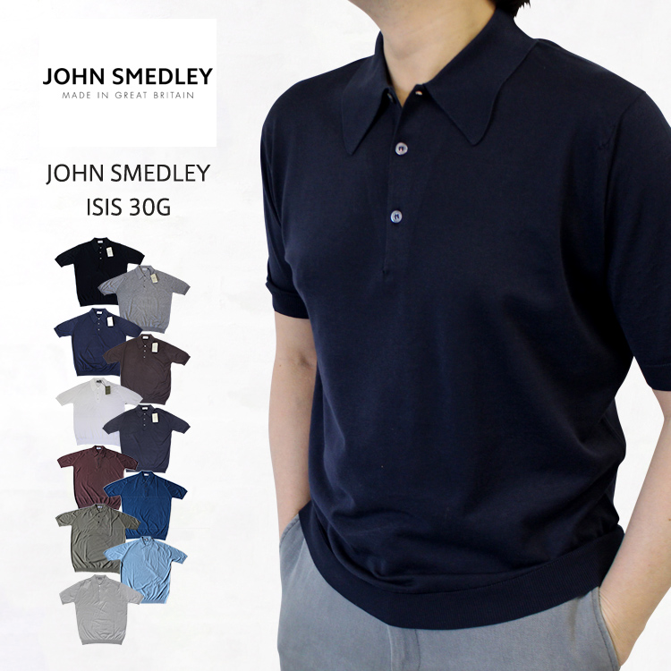 楽天市場】JOHN SMEDLEY ジョンスメドレー ISIS 30G 半袖コットン