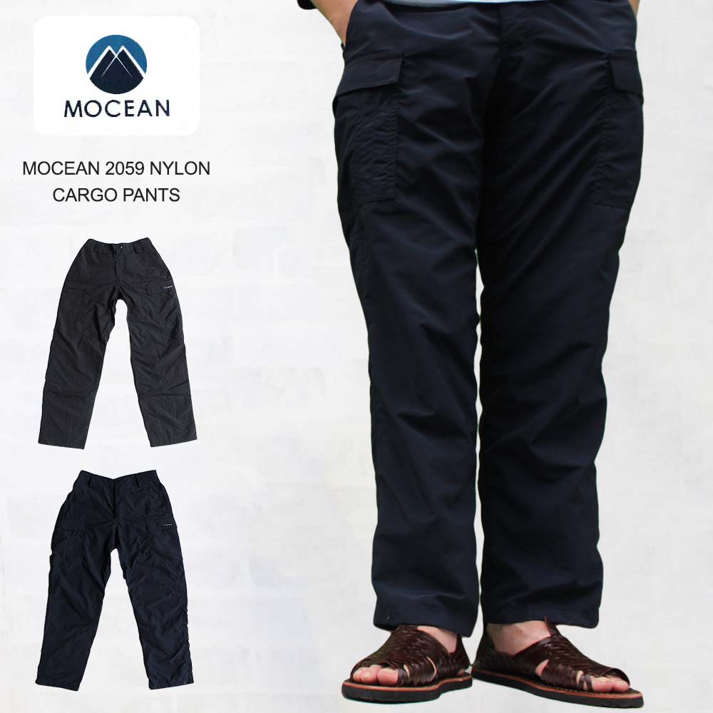 楽天市場】モーシャン MOCEAN 2059 NYLON CARGO PANTS ナイロンカーゴ